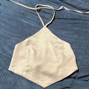 Bandanna halter crop top